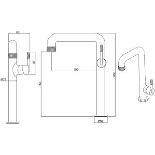 Смеситель для раковины Allen Brau Reality 5.32002-00 Хром